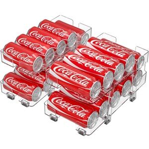 Amazon Adjustable Soda Can Holder 2 Tier Dispenser Storage